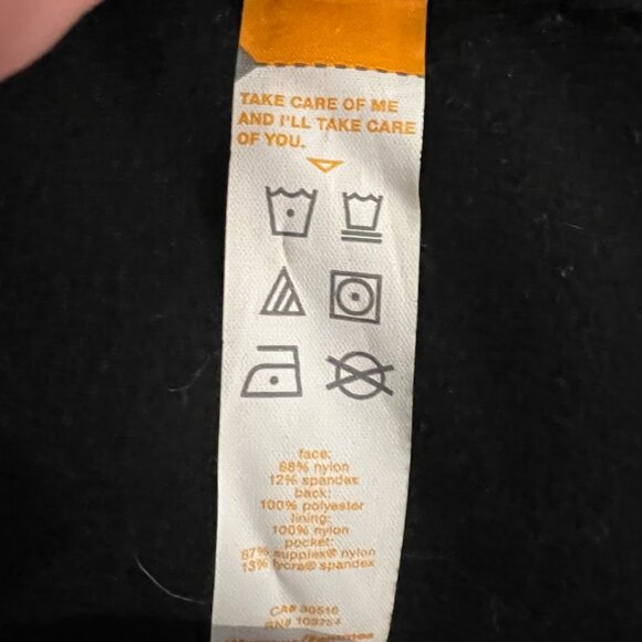 Lucy Waterproof lined Zip Coat Stretchy Tech Black, Size M - Picture 4 of 4